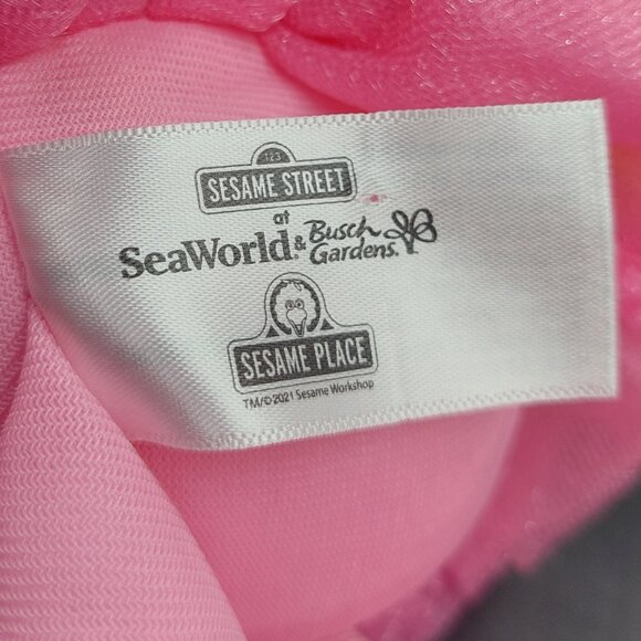 Sesame Place Sea World Busch Gardens Sesame Street Zoe Plush Doll Pink Ballerina - Picture 4 of 4